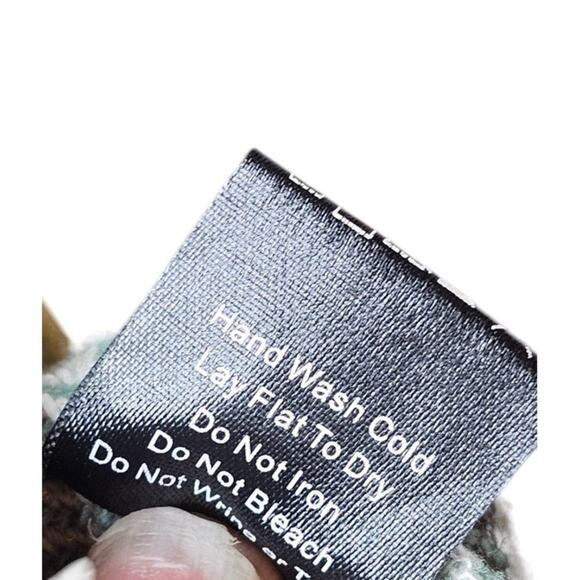 New without tags POL, Plaid Trucker Jacket, Sage Mocha Oversized Cotton SZ S - Picture 12 of 12